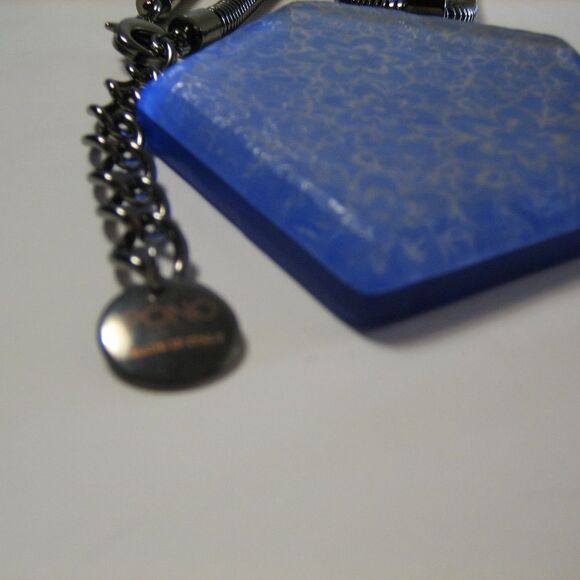 PONO Joan Goodman Gunmetal Snake Reflective necklace NWOT 450 - Picture 6 of 8